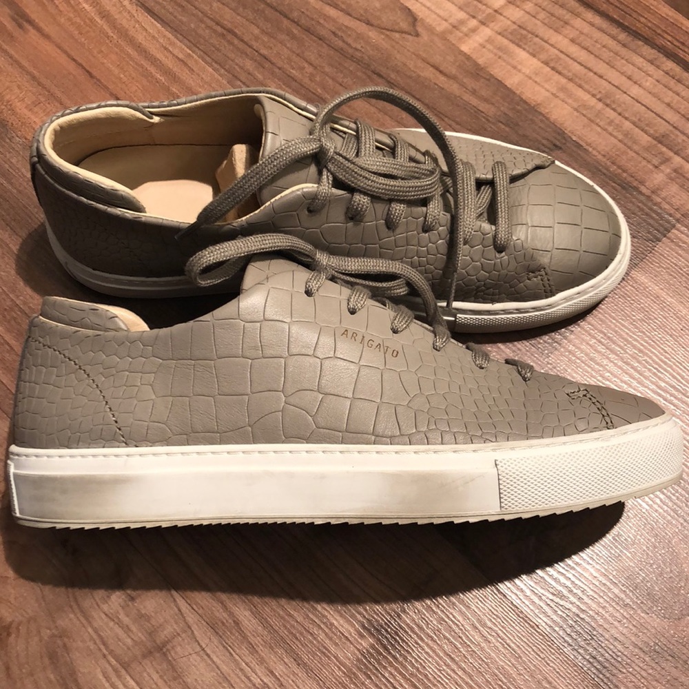 Axel Arigato Clean 90 Croc Embossed Sneakers 7.5